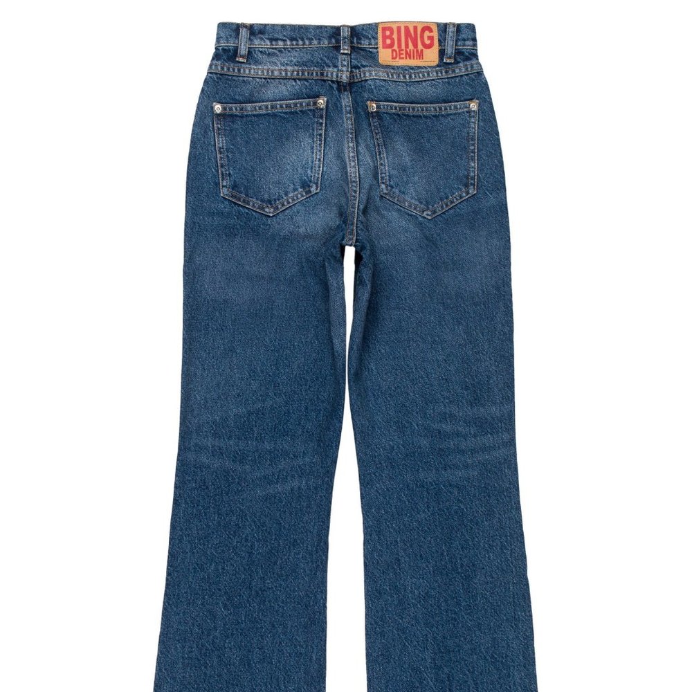 Anine Bing Mid-Rise Straight-Leg Jeans w/ Tags